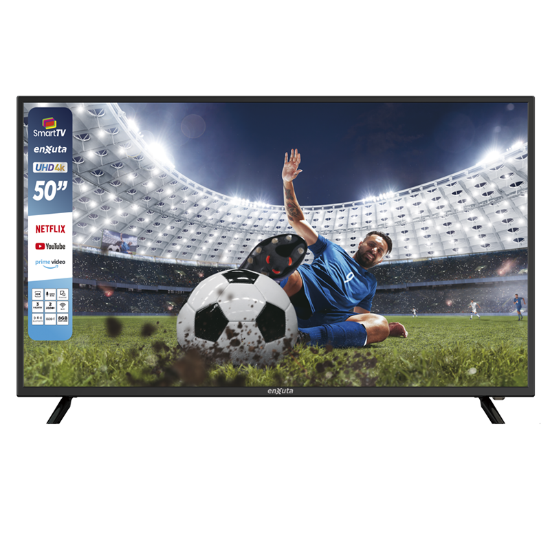 TV LED SMART ENXUTA 50" 4K (LEDENX1250SDF4KW)