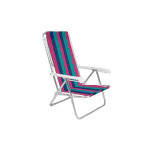 SILLA 8 POSICIONES MOR ALUMINIO (2104) RAYAS