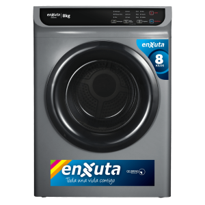 SECARROPAS ENXUTA CARGA FRONTAL TITANIUM 8KG. (SENX080S)